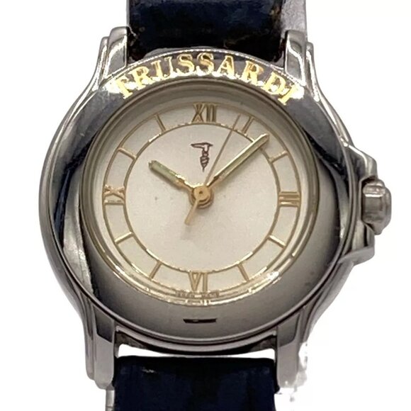 Auth TRUSSARDI TR-7028 8871 Navy Women\'s Wrist Watch main image 7